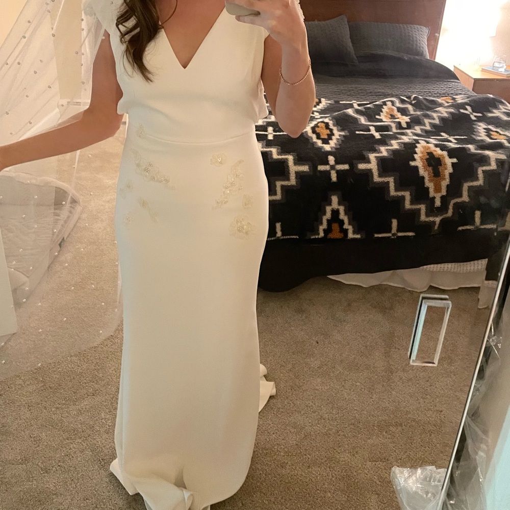 BHLDN Badgley Mischka Sawyer Dress, never worn - Picture 7 of 8